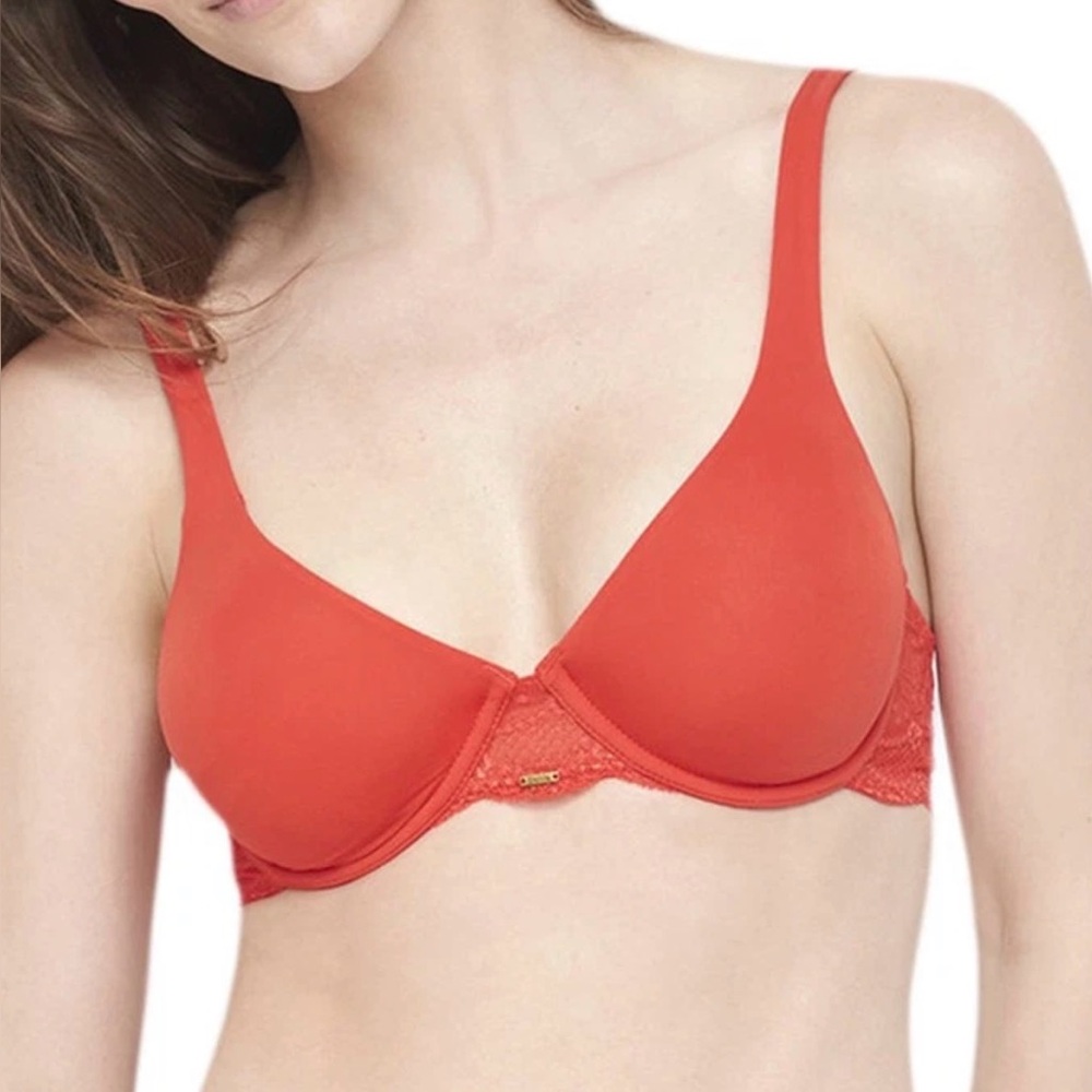 BeMe Red Demi Bra Size 36A